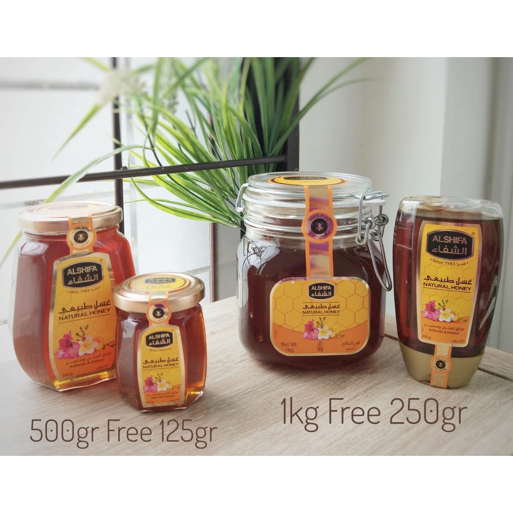 

Madu Al-Shifa 500gr Free 125gr / Madu Arab / Madu Murni