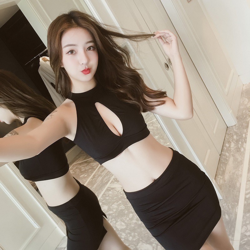 LI-46 setelan sekertaris secretary sexy lingerie baju tidur wanita seksi cosplay