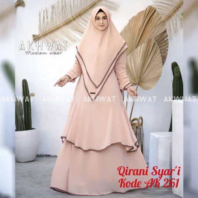 Qirani Gamis syari by Original Akhwat
