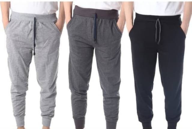 celana jogger.track pants HITAM Polos.celana trainning.celana gym.celana olahraga.not celana levis.