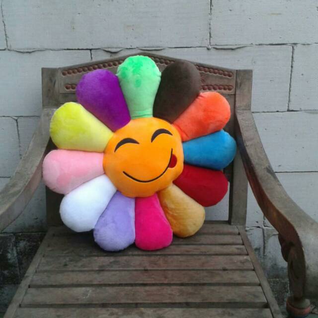 BANTAL BUNGA MATAHARI EMOTICON