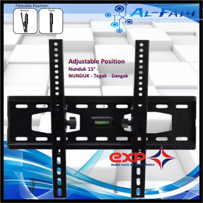 Bracket TV KHUSUS SHARP 42&quot; s/d 55&quot; waterpass GARANSI 100% COCOK!