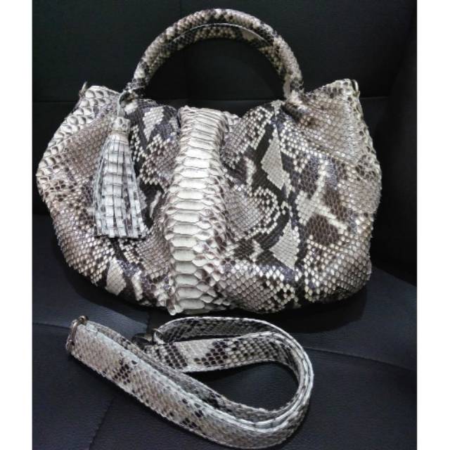 TAS KULIT ULAR ASLI TAS HANDBAG