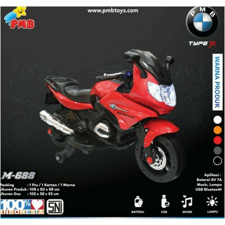 Motor Aki Anak PMB M-688/Motor sport sepeda accu