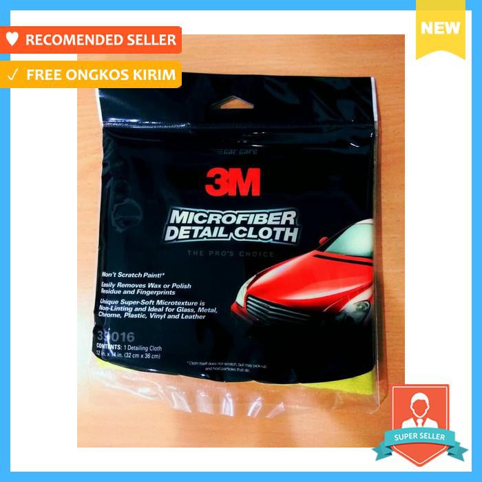 3m microfiber detail cloth / kain lap mobil