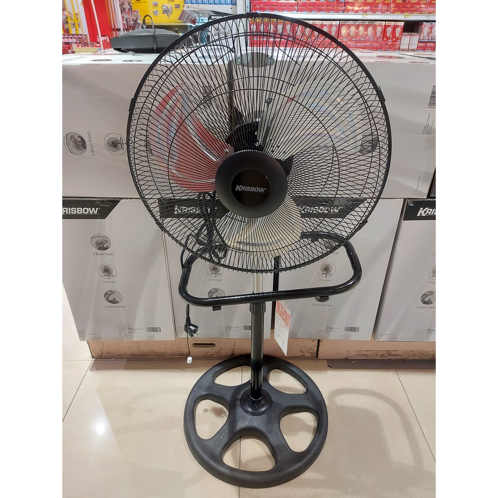 KRISBOW KIPAS ANGIN INDUSTRIAL 18 INC / 3 IN 1 FAN 18 INC / KIPAS LANTAI MEJA DINDING