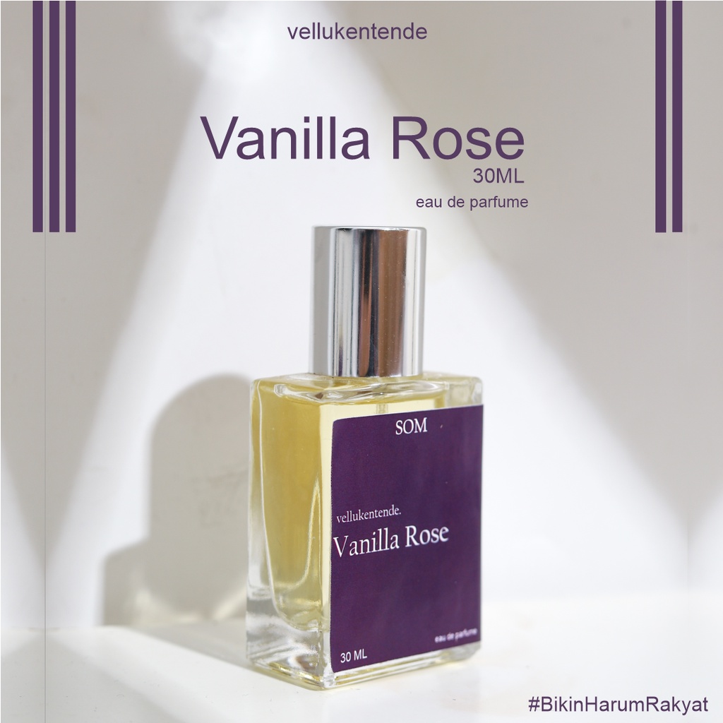 Parfume Pria Wanita Terbaik Tahan Lama 24 Jam / Parfum Unisex Aroma Vanilla Rose By SomParfume / Min