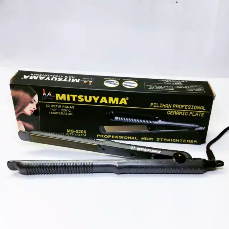 Catokan Rambut Mitsuyama 2in1 MS-5206 / Catokan Pelurus Rambut MS-5206 Suhu 140°-220°c