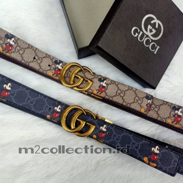 Ikat Pinggang GUCCI MARMONT X DISNEY MICKEY BELT  PREMIUM QUALITY