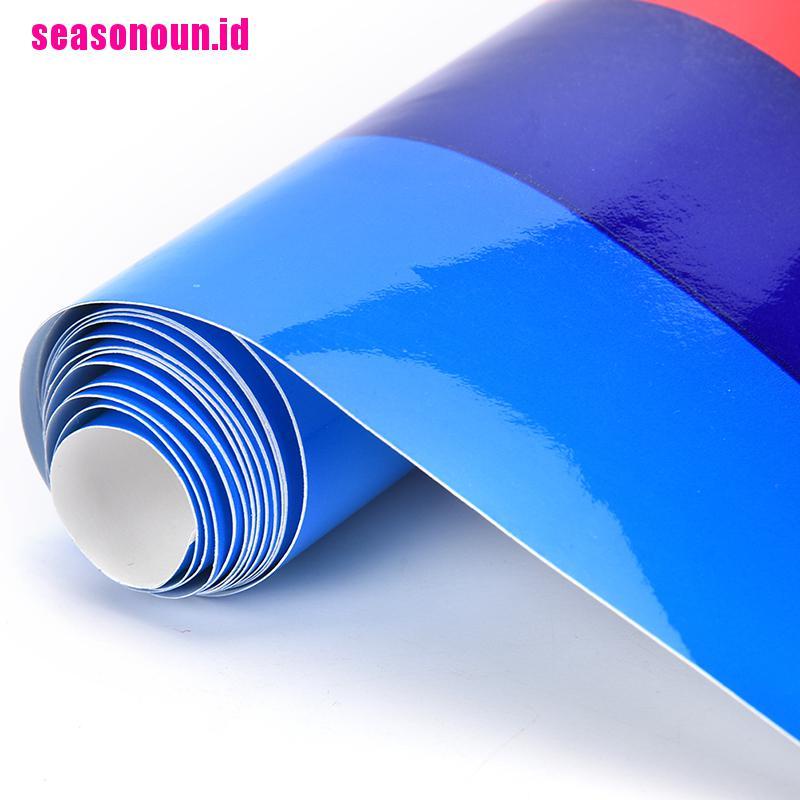 【seasonoun】DIY For BMW Flag Auto Waist Line Hood Sicker Decal Car Stickers 1M