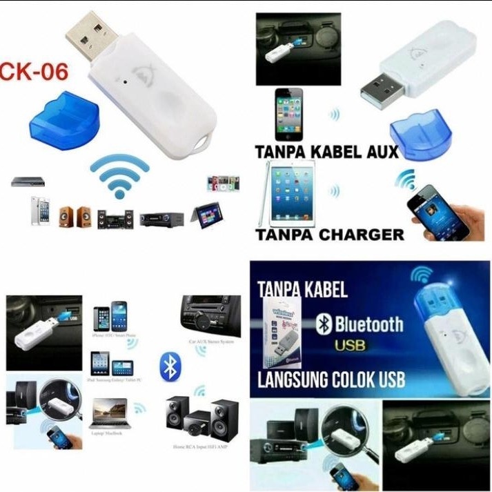 BLUETOOTH RECEIVER CK-06 CK06 CK 06 WIRELESS AUDIO MUSIC DONGLE SPEAKER SALON