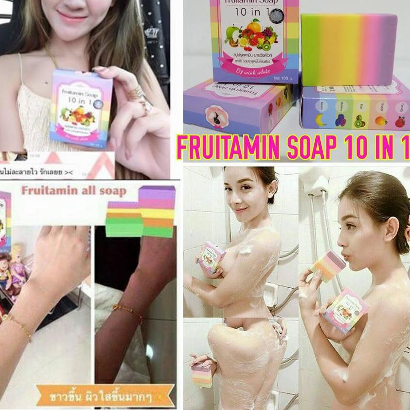 Terlaris 12 12 Sabun Pemutih Pencerah Badan Ampuh Aman Cepat Permanen Alami Fruitamin Fruity Rai Shopee Indonesia