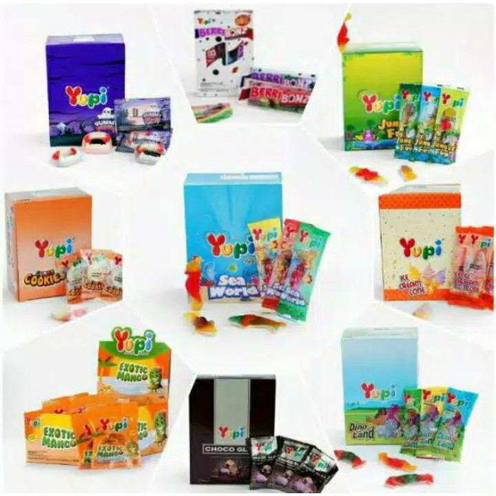 

VANBAS STORE SNACK PERMEN YUPI BOX ISI 24 PCS