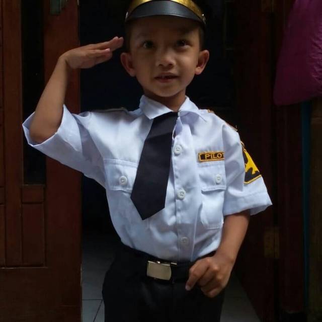 Baju Profesi Anak PILOT ZET /Baju Anak / Stelan Anak