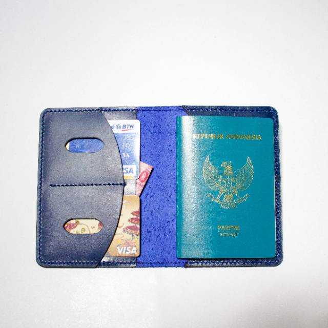 Dompet passport kulit asli bergaransi cover passport free custom grafir nama