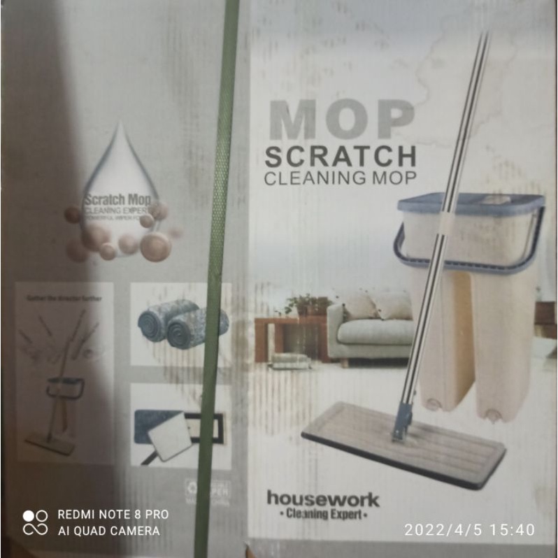 SCRATCH MOP CLEANING MOP/ALAT PEL LANTAI PRAKTIS SERBAGUNA