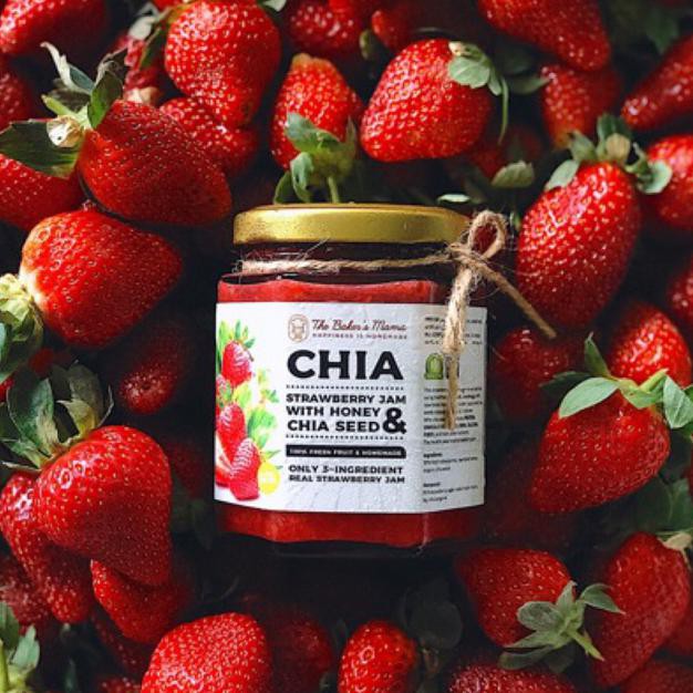 

( BISA COD ) CHIA STRAWBERRY JAM (NO SUGAR) 200gr HEMAT [Kode 1|Kode 2|Kode 3|Kode 4|Kode 5|Kode