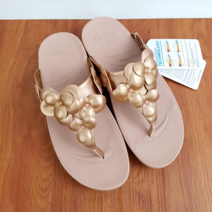 SANDAL JEPIT WANITA FITFLOP FLEUR WOMEN ORIGINL FITFLOP PROMO