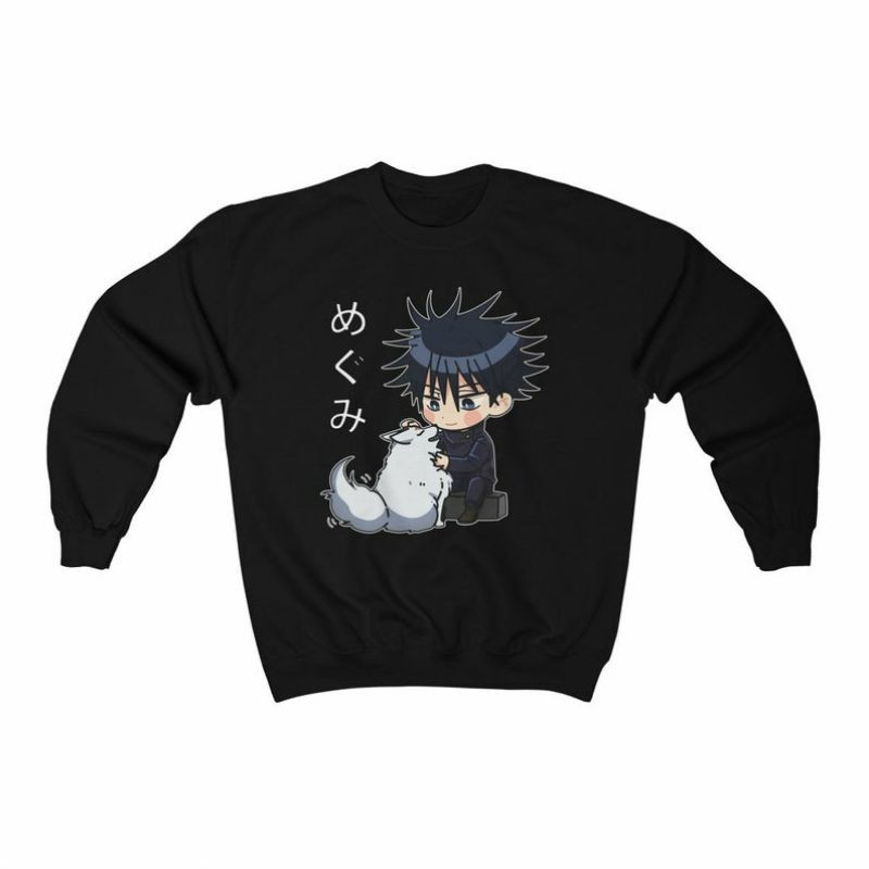 S - XXXXXL(6XL) Sweater JUJUTSU KAISEN Satoru Gojo Toge Inumakiki Crewneck Anime Satoru Gojo BIGSIZE