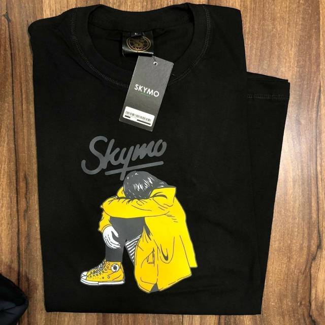 COD BAJU KAOS DISTRO SKYMO ORIGINAL KAOS POLOS SALUR CATUR PREMIUM BM