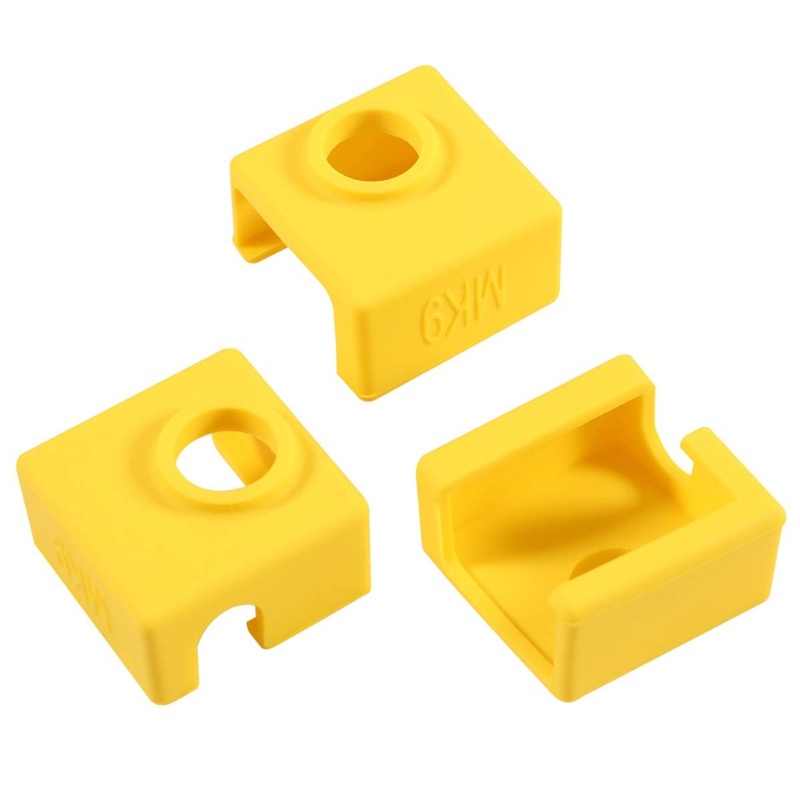 Zzz MK8 4PCS Cover Hotend Extruder Bahan Silikon Untuk Printer 3D Ender 3