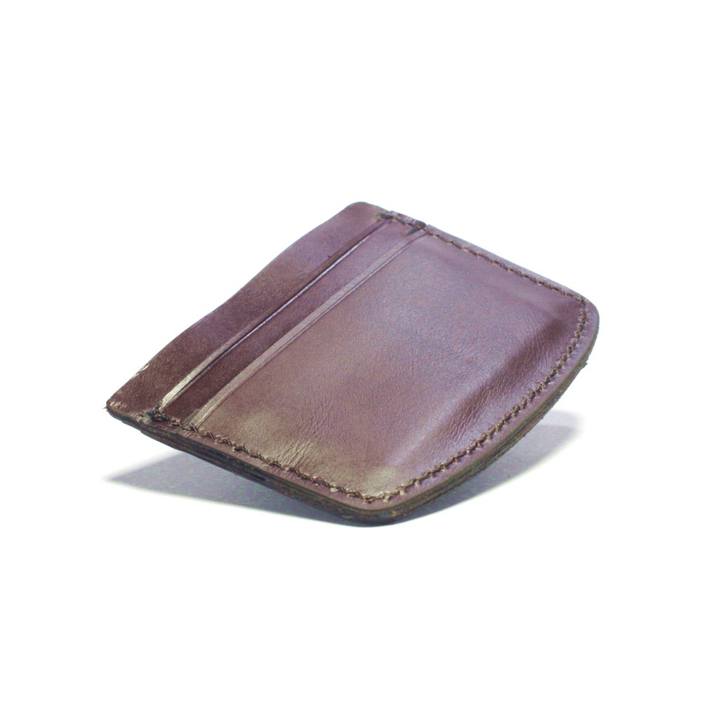 dompet kartu kulit asli card wallet - slim wallet warna coklat PHWL850