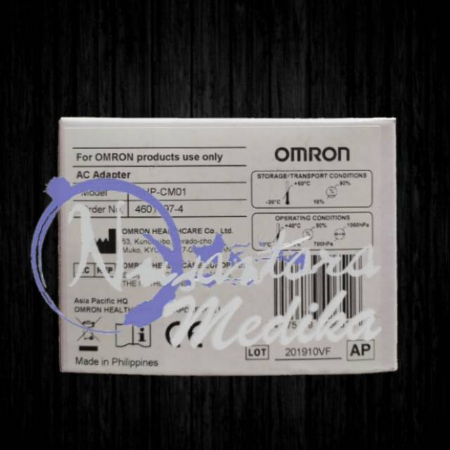 Adaptor Original Omron HHP-CM01 / Bergaransi Resmi AC / DC Adaptor Tensimeter Digital Omron