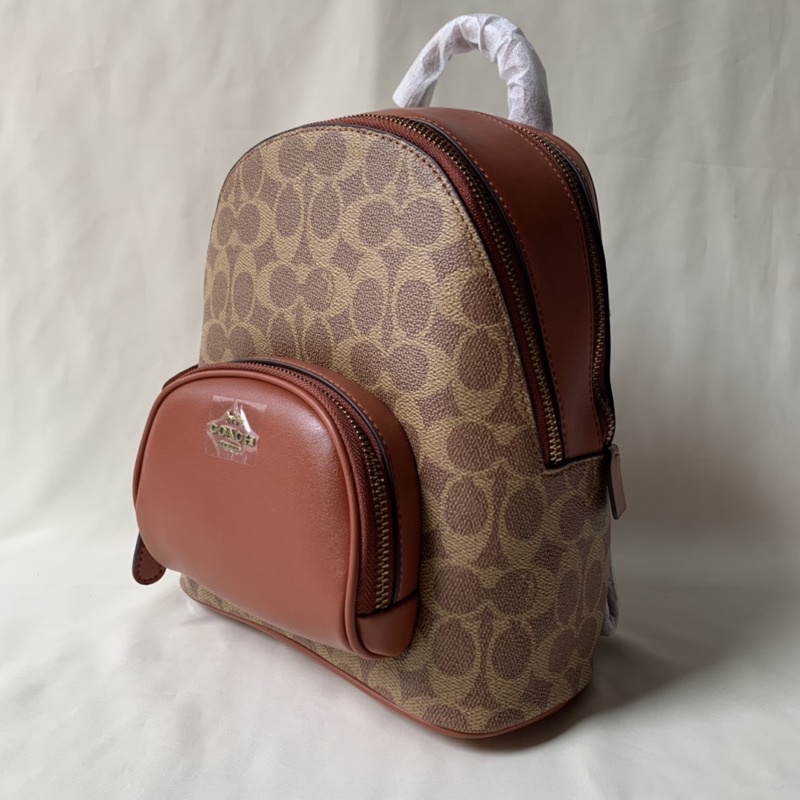 {READY} Coach Carrie BackPack 23 in Signature Canvas (1029)