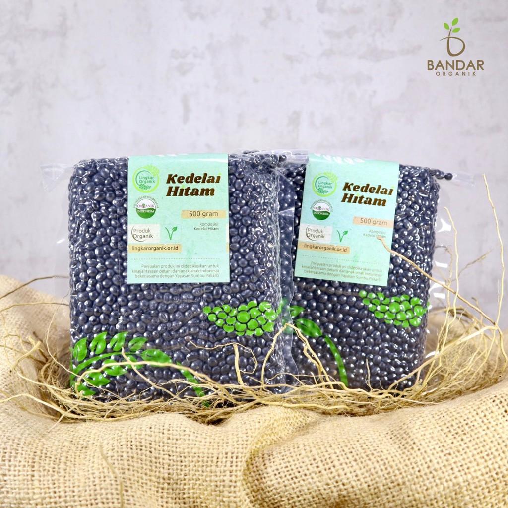 

Kacang Kedelai Hitam Organik 500gr - Lingkar Organik