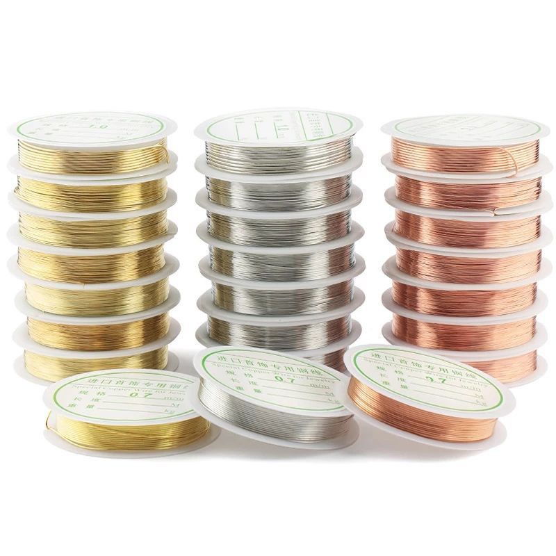 Bahan Tali Kawat Tembaga Manik Manik Tali Bahan Kerajinan Tangan Tali