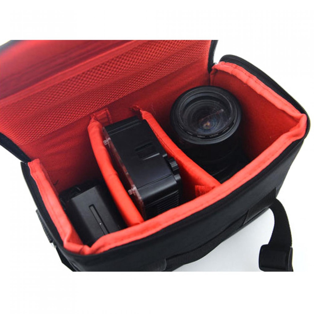 (100% BARANG ORI) TaffSTUDIO EOS Tas Selempang Kamera DSLR for Canon Nikon - A1705