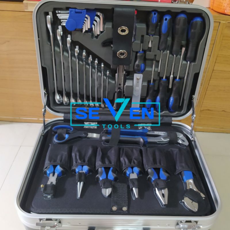 kunci shock set 132 pcs SANDS kunci shock set lengkap toll kit ABS TROLLEY ORIGINAL TAIWAN