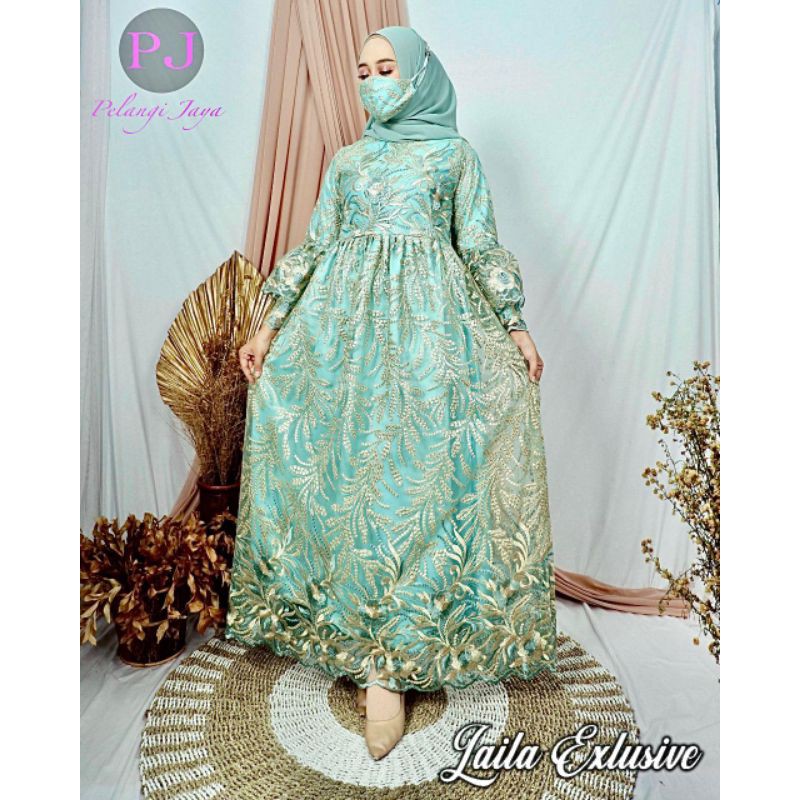 GAMIS KEBAYA TERBARU~GAMIS PESTA~GAMIS LAILA EXCLUSIVE~BY PELANGI JAYA