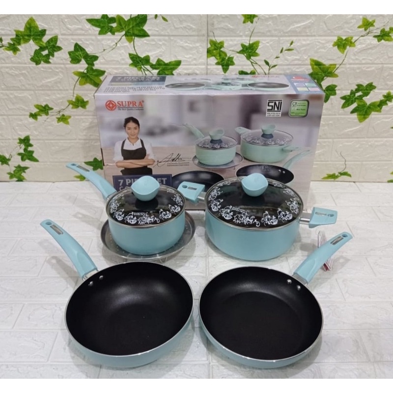 Supra - Panci Supra 7 Pcs Pastel - Panci Set