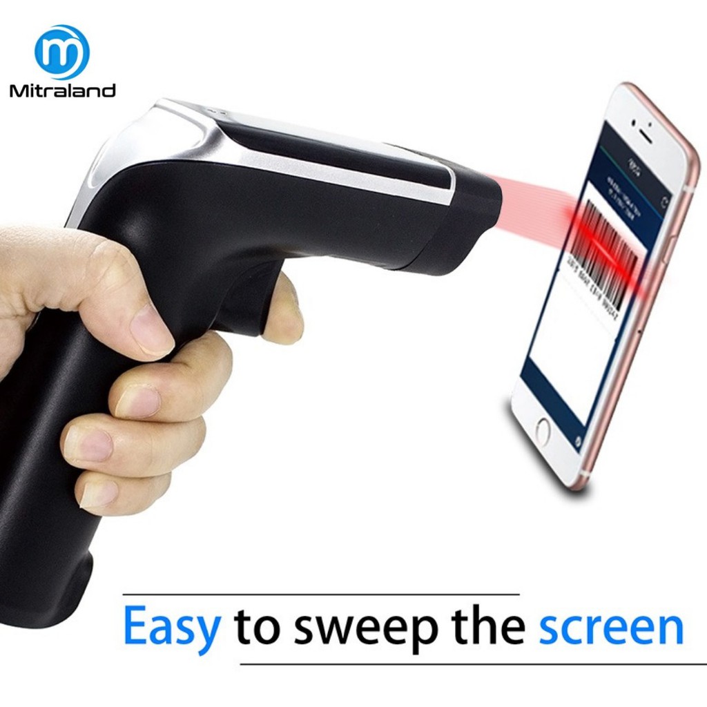 Barcode Scanner EPPOS 1D - EP6708CB model Wireless Bluetooth CCD Auto Sense Scan