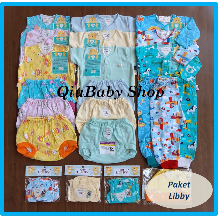 31 PCS PAKET LENGKAP  BAJU  BAYI  LIBBY MIYO BAJU  BAYI  BARU  