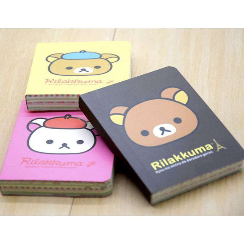 note book rilakkuma/ note book lucu/ note book motif rilakkuma/ note book murah/ note book unik