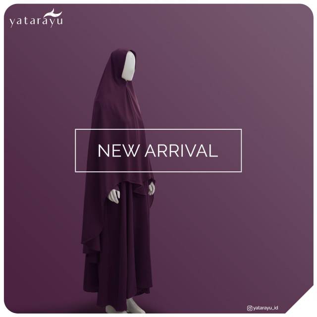 HILYAH GAMIS SET (DARK PURPLE)