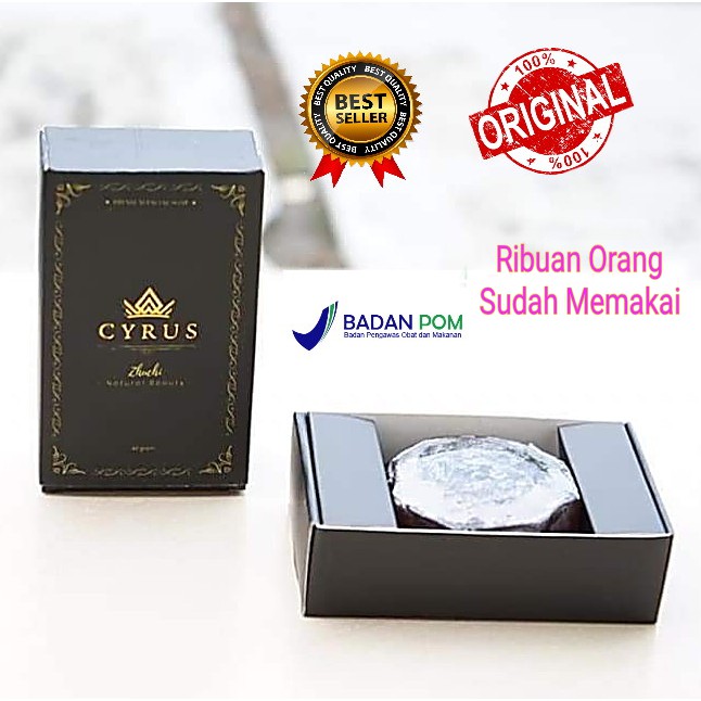 [LEBIH HEMAT] PALING MURAH SABUN MUKA CYRUS PRIA WANITA PEMBERSIH WAJAH ORIGINAL 100%