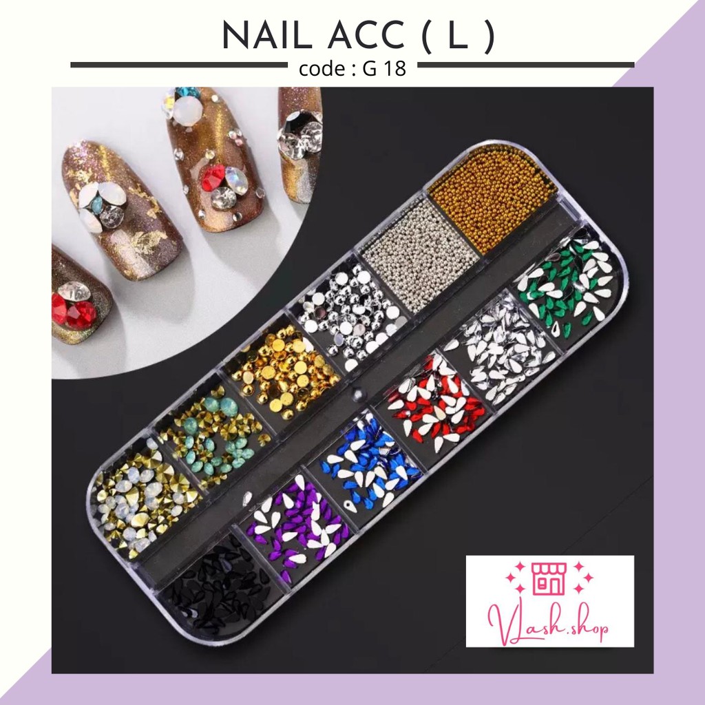 18 - 29 - NAIL ACCESORIES ( L ) - HIASAN KUKU