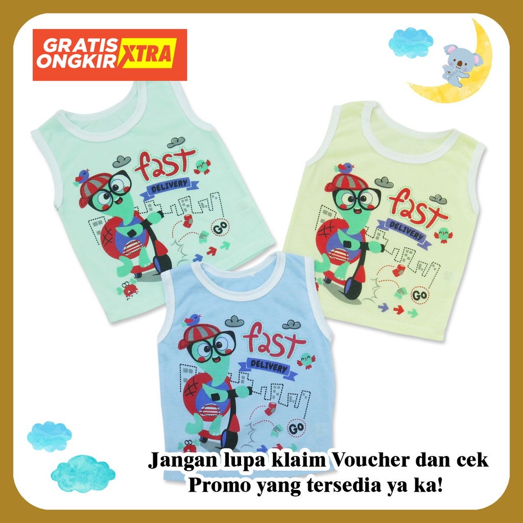Kaos Buntung Singlet Bayi Anak Tipis Murah  - HELLO BABY