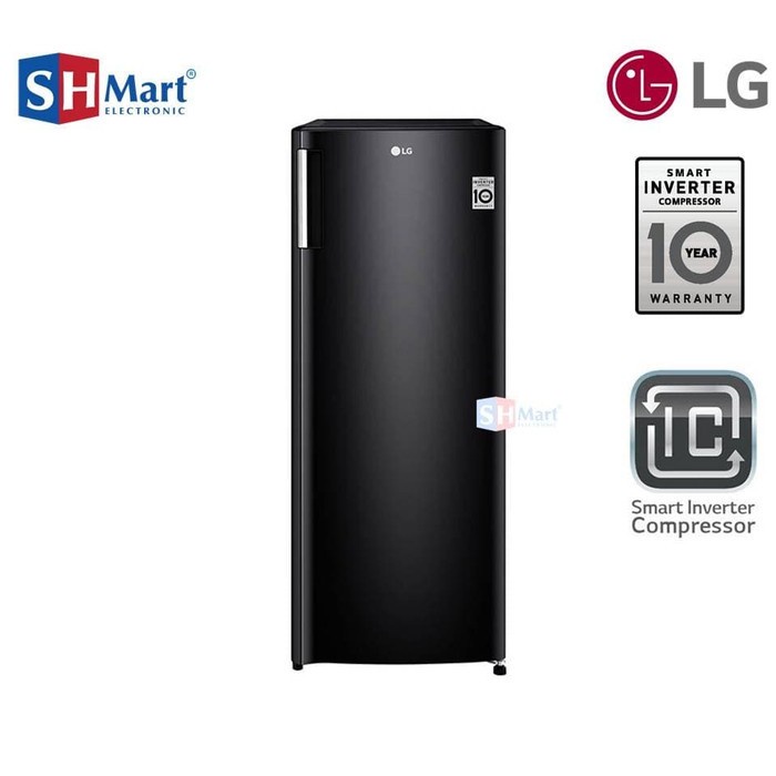 FREEZER LG 6 Rak GN-INV304BK / 304BK KULKAS FREEZER (MEDAN)