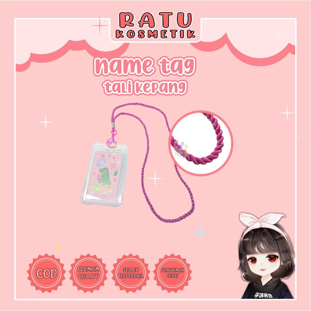 ❤ RATU ❤ Name Tag | Kalung Id Card | Kartu Identitas