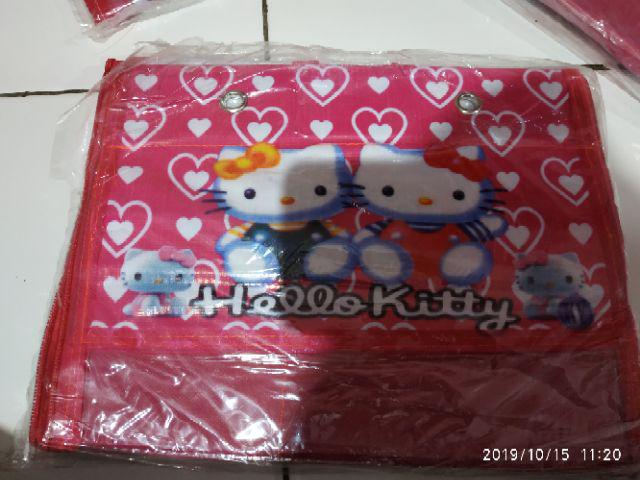 Paket Rak Gantung Karakter (tas+sepatu+jilbab)