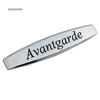  Stiker  Emblem Badge Motif Tulisan  avantgarde Bahan Metal 