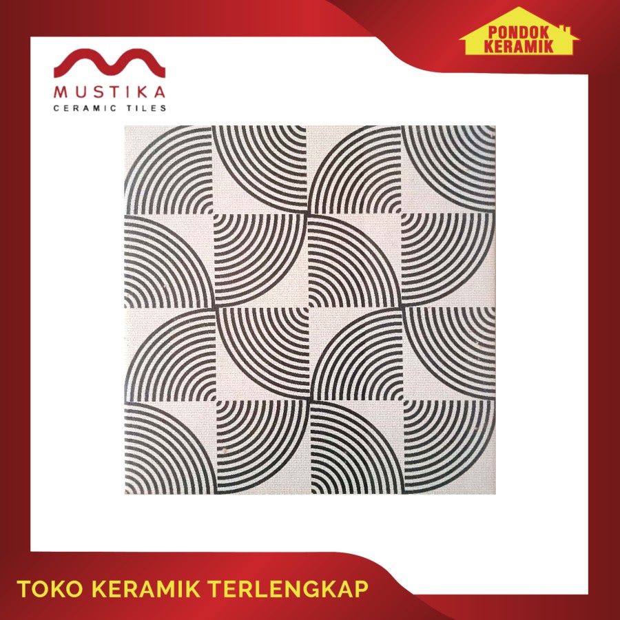 Keramik Lantai Kamar Mandi Mustika 25x25 Vanuatu L Grey