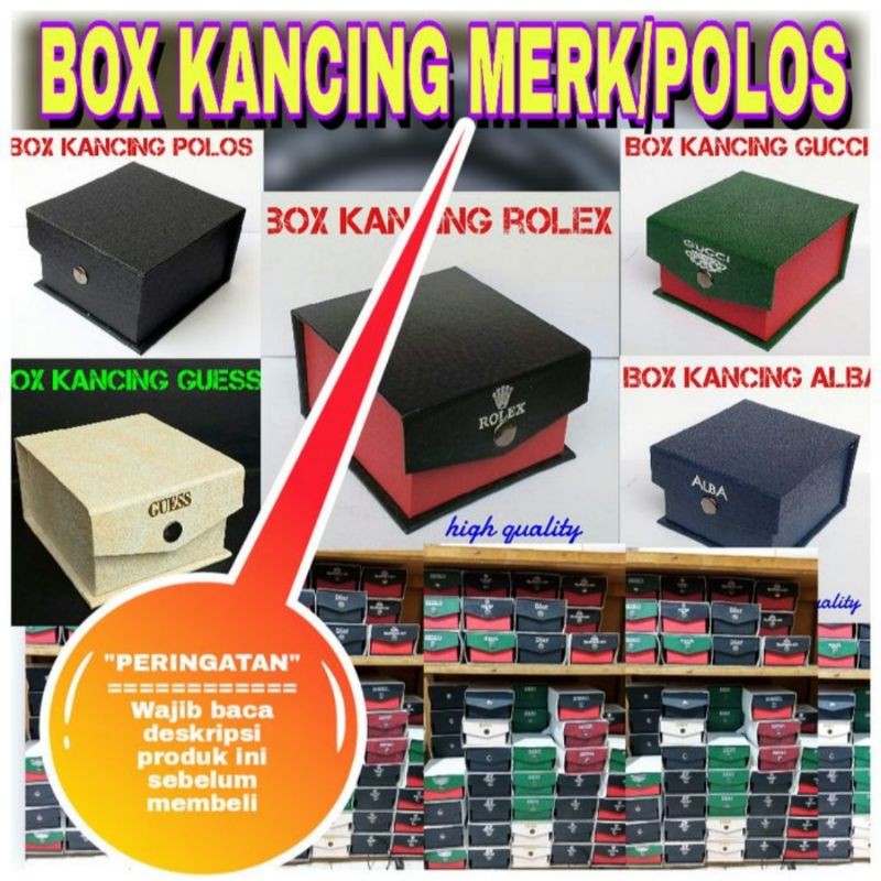 

BOX KANCING MERK / POLOS