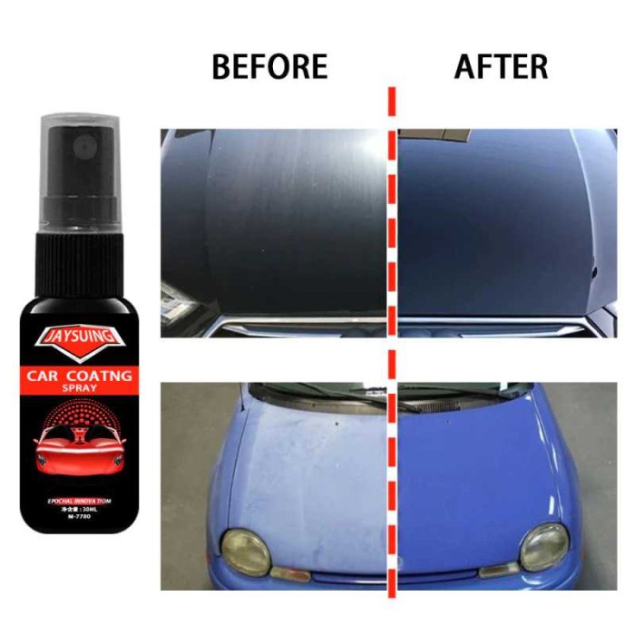 Cairan Body Mobil Car Ceramic Nano Coating Polish 50ml - Hitam