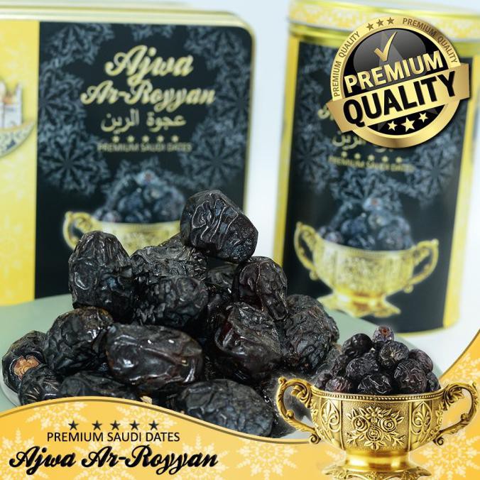 

1 Kg Kurma Ajwa Ar-Royyan Kurma Madena Jenis Kurma Terbaik Vivimarketht27
