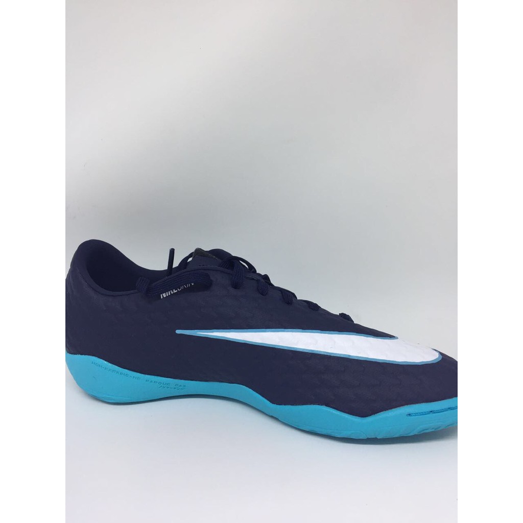 Sepatu futsal Nike original Hypervenom phelon X IC navy-blue new2017
